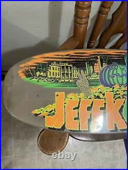 Santa Cruz skateboard JEFF KENDALL PUMPKIN deck rare nos limited powell peralta
