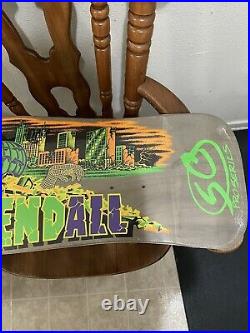 Santa Cruz skateboard JEFF KENDALL PUMPKIN deck rare nos limited powell peralta