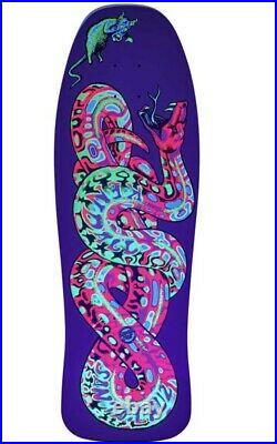 Santa Cruz skateboard Jeff Kendall Snake Blacklight Re-Issue Deck rare limited