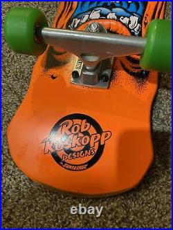 Santa Cruz skateboard Roskopp Face deck mini Cruiser Complete rare orange