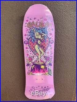 Santa Cruz skateboard Salba Witch Doctor Re-Issue Deck Pink rare nos limited
