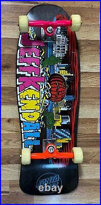 Santa Cruz skateboard deck Jeff Kendall billowing trucks