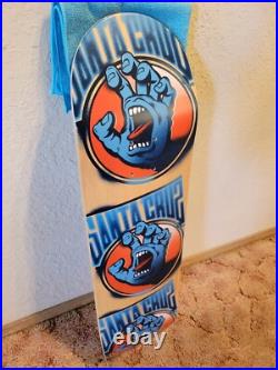 Santa Cruz skateboard screaming hand deck. Rare