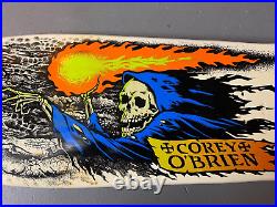 Santa Cruz skateboards Corey O'brien reaper white dip re-issue