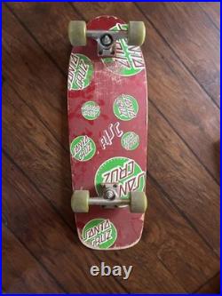 Santa Cruz vintage multi dot green red christmas skateboard r/sc