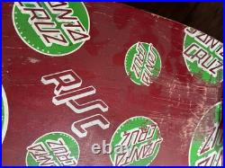 Santa Cruz vintage multi dot green red christmas skateboard r/sc