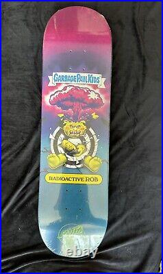 Santa Cruz x Garbage Pail Kids Gang RADIOACTIVE ROB Skateboard. SUPER RARE