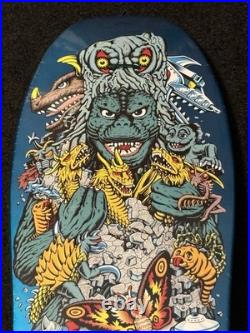 Santa Cruz x Godzilla Kaiju Roskopp Limited Edition Skateboard Deck