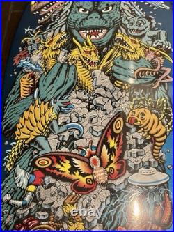 Santa Cruz x Godzilla Kaiju Roskopp Limited Edition Skateboard Deck Santa Cruz x Godzilla Kaiju Roskopp Limited Edition Skateboard Deck