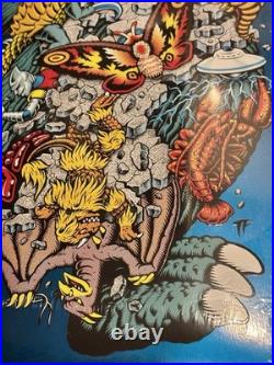 Santa Cruz x Godzilla Kaiju Roskopp Limited Edition Skateboard Deck