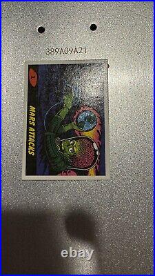 Santa Cruz x Mars Attacks Skateboard Deck 8.25 x 3.18 BLACKLIGHT