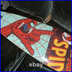 Santa Cruz x Marvel Spiderman Skateboard Preowned Scuffs Wear