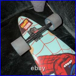 Santa Cruz x Marvel Spiderman Skateboard Preowned Scuffs Wear