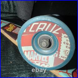 Santa Cruz x Marvel Spiderman Skateboard Preowned Scuffs Wear Santa Cruz x Marvel Spiderman Skateboard Preowned Scuffs Wear