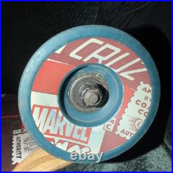 Santa Cruz x Marvel Spiderman Skateboard Preowned Scuffs Wear