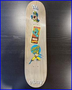 Santa Cruz x Marvel WOLVERINE Screaming Hand Skateboard Deck Limited Edition NOS