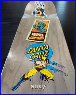 Santa Cruz x Marvel WOLVERINE Screaming Hand Skateboard Deck Limited Edition NOS