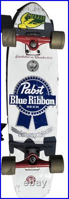 Santa Cruz x Pabst Blue Ribbon Cold One Skateboard Deck Built-in Bottle Opener