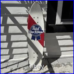 Santa Cruz x Pabst Blue Ribbon Cold One Skateboard Deck Built-in Bottle Opener