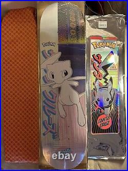 Santa Cruz x Pokemon Blind Bag Mew Skateboard Limited Edition 8.0 x 31.6