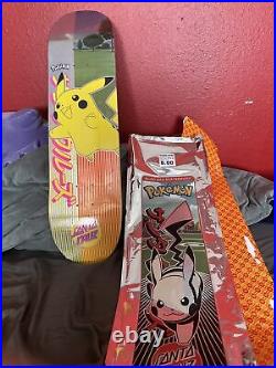 Santa Cruz x Pokemon Blind Bag Skateboard Deck 8.0 x 31.6 (Pikachu)