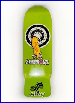 Santa Cruz x Simpsons Rob Roskopp deck
