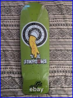 Santa Cruz x Simpsons Rob Roskopp deck