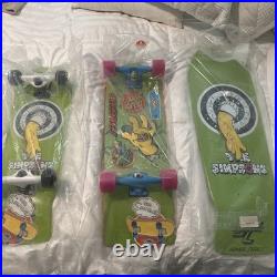 Santa Cruz x Simpsons Skateboard TRIO Sealed / Bagged Museum Set