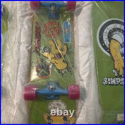 Santa Cruz x Simpsons Skateboard TRIO Sealed / Bagged Museum Set