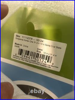 Santa Cruz x Simpsons Skateboard TRIO Sealed / Bagged Museum Set