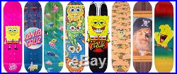 Santa Cruz x Spongebob Squarepants Limited Edition Full Set 8 Skateboard Decks