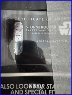 Santa Cruz x Star Wars 2014 Storm Trooper Skateboard Deck Sealed original Box