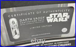 Santa Cruz x Star Wars Darth Vader Skateboard Deck In Blister Pack WithCOA