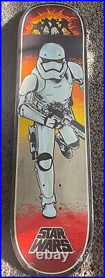 Santa Cruz x Star Wars Episode VII Skateboard Deck From 2016 Trooper Villain