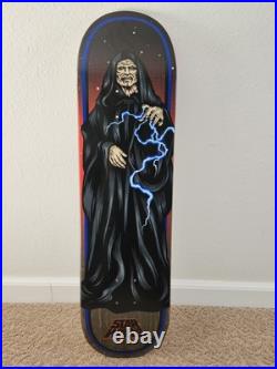 Santa Cruz x Star Wars THE EMPEROR Skateboard Deck NEVER RIDDEN Wall Hanger