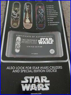 Santa Cruz x Star Wars The Emperor Blister Pack Limited Edition skateboard