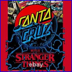Santa Cruz x Stranger Things 1980's Complete Skateboard Roskopp Face 9.5 x 31