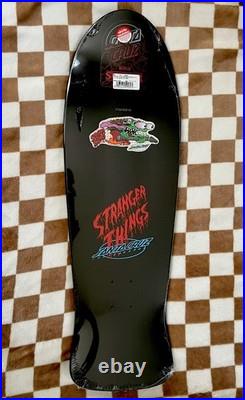 Santa Cruz x Stranger Things Eddie Slasher SIGNED Skateboard Deck GITD 10.1