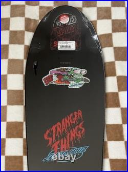 Santa Cruz x Stranger Things Eddie Slasher SIGNED Skateboard Deck GITD 10.1