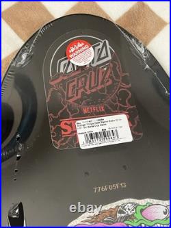 Santa Cruz x Stranger Things Eddie Slasher SIGNED Skateboard Deck GITD 10.1