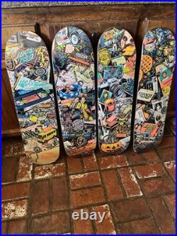 Santa Cruz x Stranger Things Seasons 1-4 Skateboard Deck Set SEALED Netflix