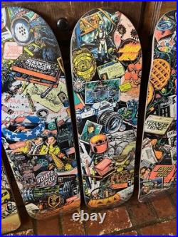 Santa Cruz x Stranger Things Seasons 1-4 Skateboard Deck Set SEALED Netflix