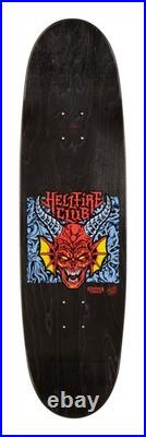 Santa Cruz x Stranger Things Skateboard Deck Hellfire Club Flames 9.0 x 32