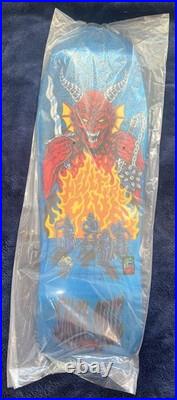 Santa Cruz x Stranger Things Skateboard Deck Knox Hellfire Pit 10.07 x 31.275