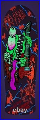 Santa Cruz x Stranger Things Skateboard Deck Meek Slasher Eddie Reveal 10.1 x