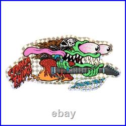 Santa Cruz x Stranger Things Skateboard Deck Meek Slasher Eddie Reveal 10.1 x