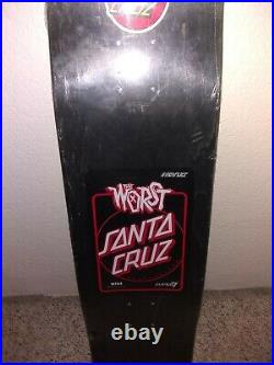 Santa Cruz x Super7 The Worst Batula Everslick 8.5 Skateboard Deck NEW