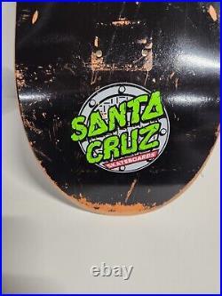 Santa Cruz x TMNT Michelangelo PIZZA 8.0 Skateboard Deck Rare Lightly Used