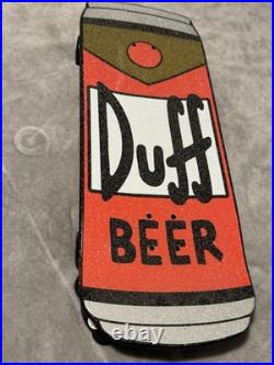 Santa Cruz x The Simpsons Duff Beer Can Cruiser Skateboard. Pre Own complete