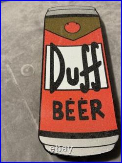 Santa Cruz x The Simpsons Duff Beer Can Cruiser Skateboard. Pre Own complete